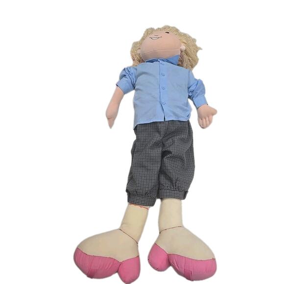 VTG Manhattan Toy Groovy Girls Rag Blonde Girl with Outfit Life Size Jumbo Doll - Picture 1 of 5